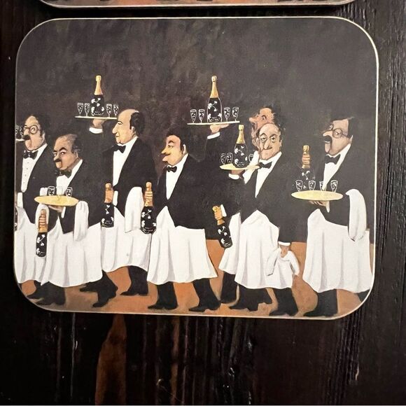 Charge of the Bottle  Brigade Coasters (Set of 4) - Picture 1 of 4